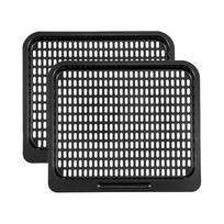 2x/set Air Fryer Grill Pan Nonstick Baking Replacement Tray Square Oven Pan Square Grill Plate Cooking Tray Rack Kitchen 1