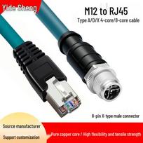 M12 to RJ45 Industrial Ethernet Cable 5m