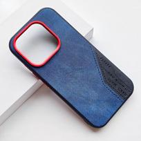 Skirta Xiaomi 17 dėklas Matinis Kietas Džinsinio Audinio Raštas Neslystantis Anti Kritimo Apsauga Galinis Telefono Dėklas Xiaomi 17 Korpusas Smūgiams Atsparus Bamperis Xiaomi 17 mėlyna