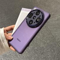 For OPPO Find X9 Ultra Case Simple TPU Soft Silicone Transparent Phone Cover Equipped With Camera Protection Shell Shockproof OPPO Find X9 Ultra violetinė