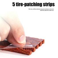 Car Tire Repair Tool Tire Repair Kit Studding Tool Set Auto Bike Tubeless Tire Tyre Puncture Plug Garage Tools With Rubber Strip one size