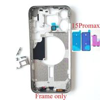 For iPhone 15 Pro Max Middle Frame Bezel Housing Side Button Chassis Repair Replacement Parts SIM juoda