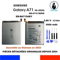 Originalus akumuliatorius - SAMSUNG - Galaxy A71 (EB-BA715ABY) - 4500mAh - Li-Jonų 3,86V - Išmontavimo įrankių rinkinys pilka