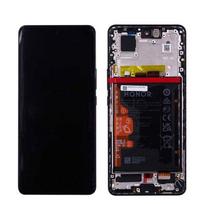 Écran LCD & vitre tactile assemblés - HONOR - Honor 50 - Châssis intégré - Batterie incluse - Noir