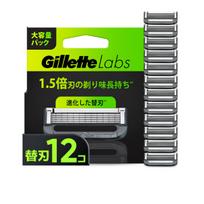 Gillette Gillette Razor Replacement Shaving Close Lab Use [Authentic] Blades, 12-Pack, Men's Blade, Shave, Exfoliation,