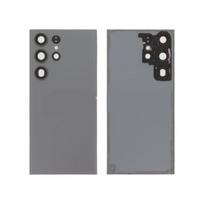 Cache batterie vitre arrière - SAMSUNG - Galaxy S23 Ultra (S918B) - Graphite - Sans logo - Compatible