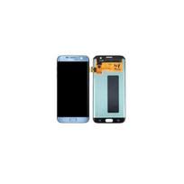 Ecran LCD et vitre tactile - SAMSUNG - Galaxy S7 Edge G935 - Bleu - REFURB - Avec châssis mėlyna