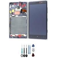 Ecran LCD et vitre tactile assemblés - NOKIA - Lumia 830 - Noir - Sur châssis - Pièce compatible