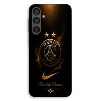 Dėklas Samsung Galaxy A16 PSG dvigubam čempionui ir didžiuotis, juodas ir auksinis Maniacase juoda