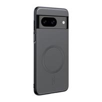 For Pixel 8a Case Magnetic Leather Shield Cover For Google Pixel 8a Anti-Fingerprint Non-Slip PC+TPU Google Pixel 8a pilka spalva