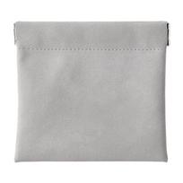 Everyday Carry PU Leather Pocket Cosmetic Bag Squeeze Top Self Closing Mini Makeup Bag Compact Durable Cosmetic Pouch Travel S