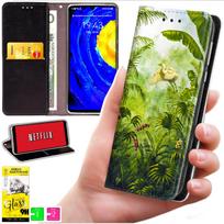 Etui Typu Portfel Do Motorola Edge 70 - Pokrowiec Bluemoon Nadruk + Szkło 9H