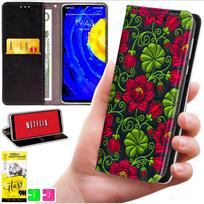 Etui Typu Portfel Do Motorola Edge 70 - Pokrowiec Bluemoon Nadruk + Szkło 9H