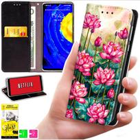 Etui Typu Portfel Do Motorola Edge 70 - Pokrowiec Bluemoon Nadruk + Szkło 9H