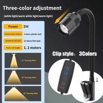 USB Aquarium Light Lighting plants Grow Light Super Slim LED 3W Aquatic Plant Lighting Waterproof Clip-on Lamp For Fish Tank Clip style