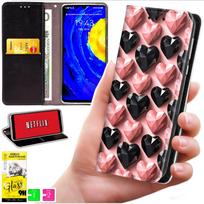 Etui Typu Portfel Do Motorola Edge 70 - Pokrowiec Bluemoon Nadruk + Szkło 9H