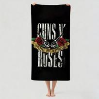 Rock band G-Guns N R-Roses Towel Drying Bath Towel Applicable To Light Swimming Camping Yoga Beach Out STJ40x70CM gray