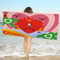 B-Bad Bunnys Microfiber Beach Towel Absorbent Quick dry Soft Yoga Swimming Resort Mountain Climbing Towel Cotton 30x30cm