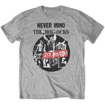 Sex Pistols Never Mind The Bollocks Print Cotton TShirt Classic Punk Rock Streetwear Unisex Crew Neck Short Sleeve Tee S įvairiaspalvis