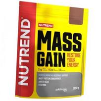 Gainer, skatinantis raumenų augimą, Mass Gain, Nutrend  (30119002) 1050g Vanilla