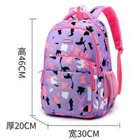 Waterproof Backpack Child Girls Primary School Student backpacks Purple Pink school bags for teens book bag violetinė