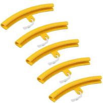 5pcs Tire Changer Tool Guard Rim Protector Wheel Changing Rim Edge Tyre Wheel Protection Rubber Sleeve 15cm