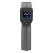 Infrared Thermometer for Cooking Food Temperature Gun Adjustable 12:1 Emissivity Digital Backlit LCD Display Green