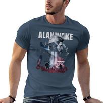 Alan Wake Horror Game T-Shirt man t shirt luxury t shirt personalised anime t shirts for man T-Shirt S