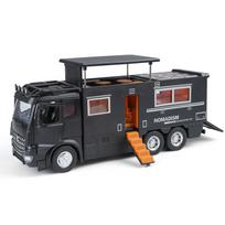 1/18 Benz Arocs Nomadism Navigator F Kemperis Lydinio Diecast Modelis Automobilis Namų Madingi Papuošalai & Darbalaukio Dekoracijos Šventinė Dovana juoda