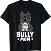 American Bully Dog Mom Women T-Shirt S įvairiaspalvis