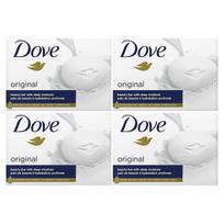 Dove, Deep Moisture Beauty Bar Muilas, 4 pak., 106 g (3,75 uncijos) kiekviena