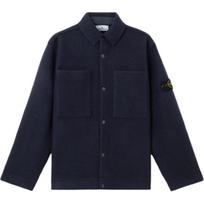 Stone Island Solid Color Single-Breasted Loose Long Sleeve Shirt Men shirts K2S155100058S0IN1-V0020 M