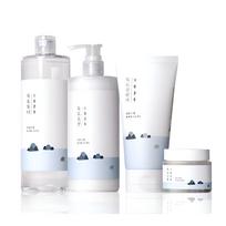 ROUND LAB 1025 Dokdo Daily Mild Skincare Set Toner 500ml + Lotion 400ml + Cleanser 150ml + Cream 80ml Sensitive Skin Care Kit