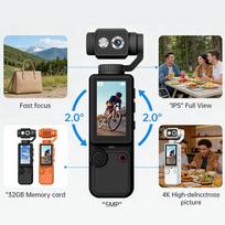 Ultra HD 4K Wifi Camera Digital Video Mini Portable Handheld Law Enforcement Recorder 180° Rotatable Lens Outdoor Sports Camera juoda