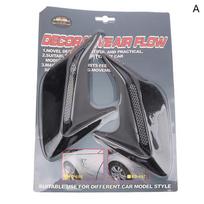 1Pair Carbon Fibre Car Shark Gills Emulation Vent Side Air Inlet Hood Decoration Vehicle Air Outlet A