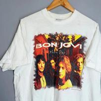 Bon Jovi „These Days“ 90-ųjų roko albumo grupės nuotrauka Vintažinis praplovimas Per dydį Gatvės stiliaus apranga Koncertinis gerbėjų atributika Marškinėliai Viršutinė dalis roko muzikos mylėtojams Grupės kolekcionieriams 4XL