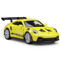 Welly 1/36 Porsche 911 GT3 RS Alloy Super Sports Car Model Diecast Metal Racing Vehicles Car Model Simulation Childrens Toy Gift geltona