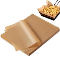 DEVENTORZ Cooking Oven 100 Unbleached Kraft Tempura Hamburger Sandwich for Steaming Sheets, Paper, Sheets, Paper, Liner, Wrap, Non-stick Parchment,