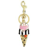 Yousheng Keychain Pendant Enamel Finish Ice Cream Shape Key Chain with Lobster Clasp Bag Charm Backpack 1pc