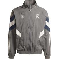adidas Real Madrid Originals Track Jacket Asia Sizing 'Charcoal Grey' Men's JI9479 M