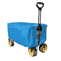 Outdoor Camping Cart Rain Cover Easy to Clean Suitable for Picnics Blue mėlyna