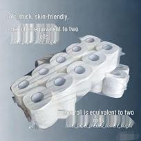 Hotel Cardboard Core Toilet Paper Rolls - Bulk Quantity