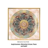 Tibetan Thangka Painting with Six-Syllable Mantra