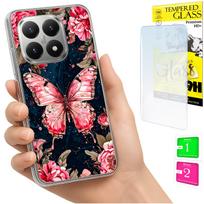 Etui Do Xiaomi 15T Obudowa Foto Case Plecki Grafika Motyl + Szkło 9H