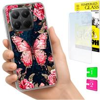 Etui Do Xiaomi 15T Pro Obudowa Foto Case Plecki Grafika Motyl + Szkło 9H