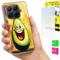 Etui Do Xiaomi 15T Pro Obudowa Foto Case Plecki Grafika Awokado + Szkło 9H