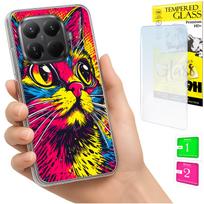 Etui Do Xiaomi 15T Pro Obudowa Foto Case Plecki Grafika Kotek + Szkło 9H