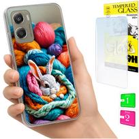 Etui Do Motorola Moto G06 / G06 Power Obudowa Case Plecki Królik + Szkło