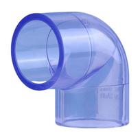 Changhong pramoninis PVC skaidrus 90 laipsnių alkūnė