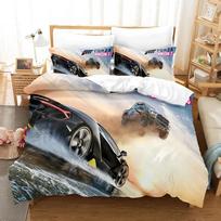 Forza Sports Car 3D Print Duvet Cover Set For Boys Bedroom Single Double Queen King Size Quilt Cover Pillowcase EU single(135x200cm)